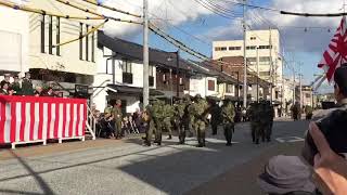 福知山駐屯地創立67周年記念行事市中パレード    レンジャー、狙撃