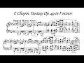 F. Chopin - Fantasy Op. 49 in F minor