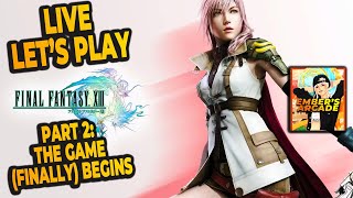 🔴 Final Fantasy XIII | The Game (Finally) Begins | Let's Play LIVE | Part 2 🔴