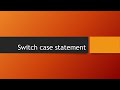 Menu driven program using switch case in java : Java For ICSE Students