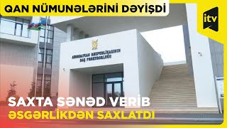 Milli Hematologiya və Transfuziologiya Mərkəzində əməliyyat keçirildi, saxlanılan var