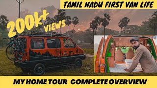 MY HOME TOUR | fully wooden home | tamil #vanlife #awh