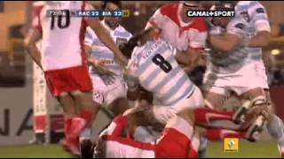 How Imanol Harinordoquy broke his nose on Sebastien Chabal (2010)