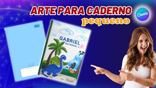 Como fazer capa personalizada para caderno brochura no Canva