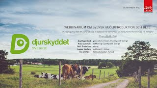 Webbinarium om svensk mjölkproduktion och bete