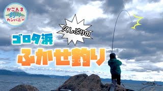 【鹿児島釣り】久しぶりにゴロタ浜でふかせ釣り！チヌなど釣れました🎣