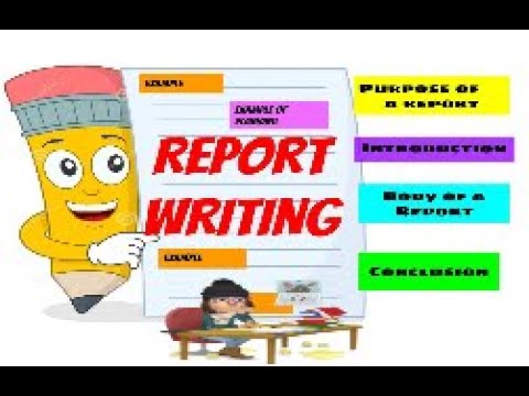 HOW TO WRITE A REPORT. LEVELS B2 AND C1 : AN EXAMPLE - YouTube