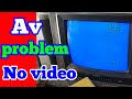 How to repair Av problem,Av problem no picture,TCL tv av problem