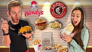 We Ate The Unhealthiest Foods from Wendys and Chipotle