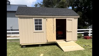 How to build a shed ramp