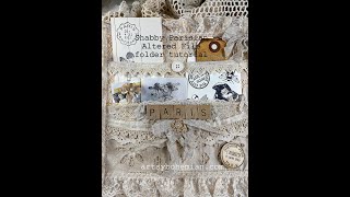 Shabby Parisian Altered File Folder Tutorial