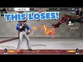 kof15 analysis against the asia cup champ m the strongest player whose reaction speed is fast.