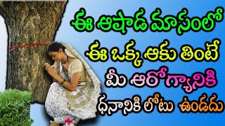 ఈ ఆషాడ మాసంలో ఈ ఒక్క ఆకు తింటే మీ ఆరోగ్యానికి ధనానికి లోటు ఉండదు || Holy Basil || tulasi