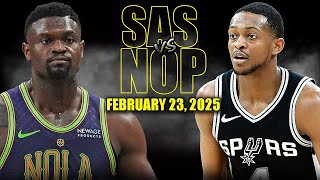 San Antonio Spurs vs New Orleans Pelicans Full Game Highlights - February 23 | NBA Regular Season