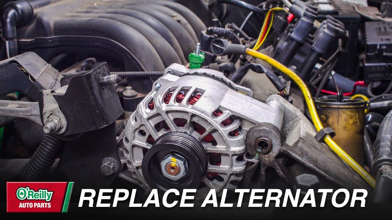 How To: Replace An Alternator - YouTube