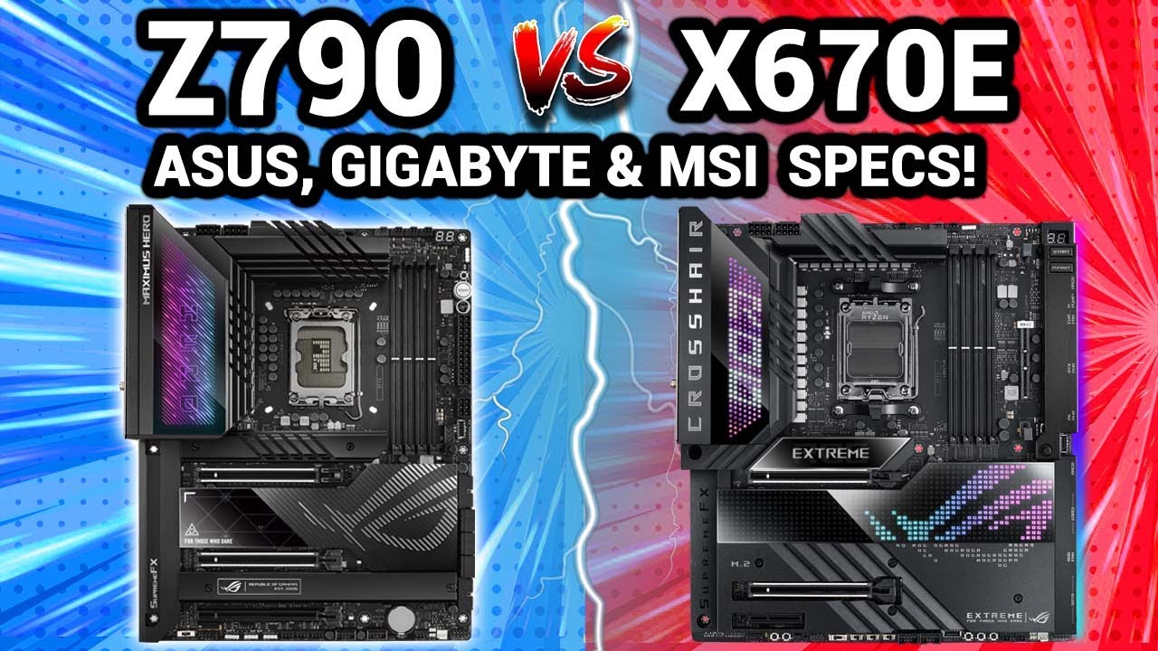 Z790 VS X670E: ASUS,MSI, GIGABYTE SPECS | WHICH ONE IS WORTH GETTING ...