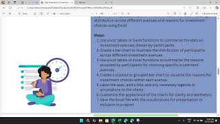 Investment Preferences Analysis in Excel | Data Visualization | Cognifyz