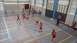 VCN D6 uit tegen Volley Voorne D1 za 25-10-14 3-1