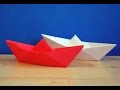 Как сделать кораблик из бумаги своими руками. Легкое оригами 