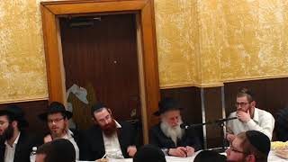 Rosh Chodesh Adar Farbrengen in 770 with R' Pinye Korf # 2