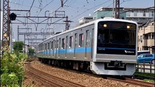 （TASC稼働に伴う試運転）小田急3000形未更新車3276F試運転シーン・2024.6.26