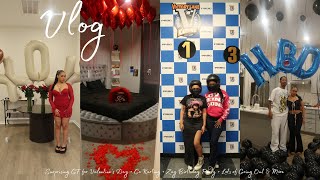 VLOG | Surprising GF for Valentine’s Day + Go Karting + Zay Birthday Party + Lots of Going Out \u0026More