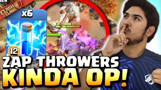 ZAP THROWERS is way STRONGER than we Realized! RIGO goes CRAZY! Clash of Clans