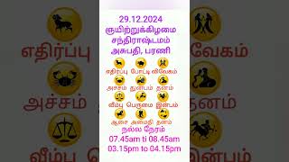 29.12.2024 இன்றைய ராசி பலன்