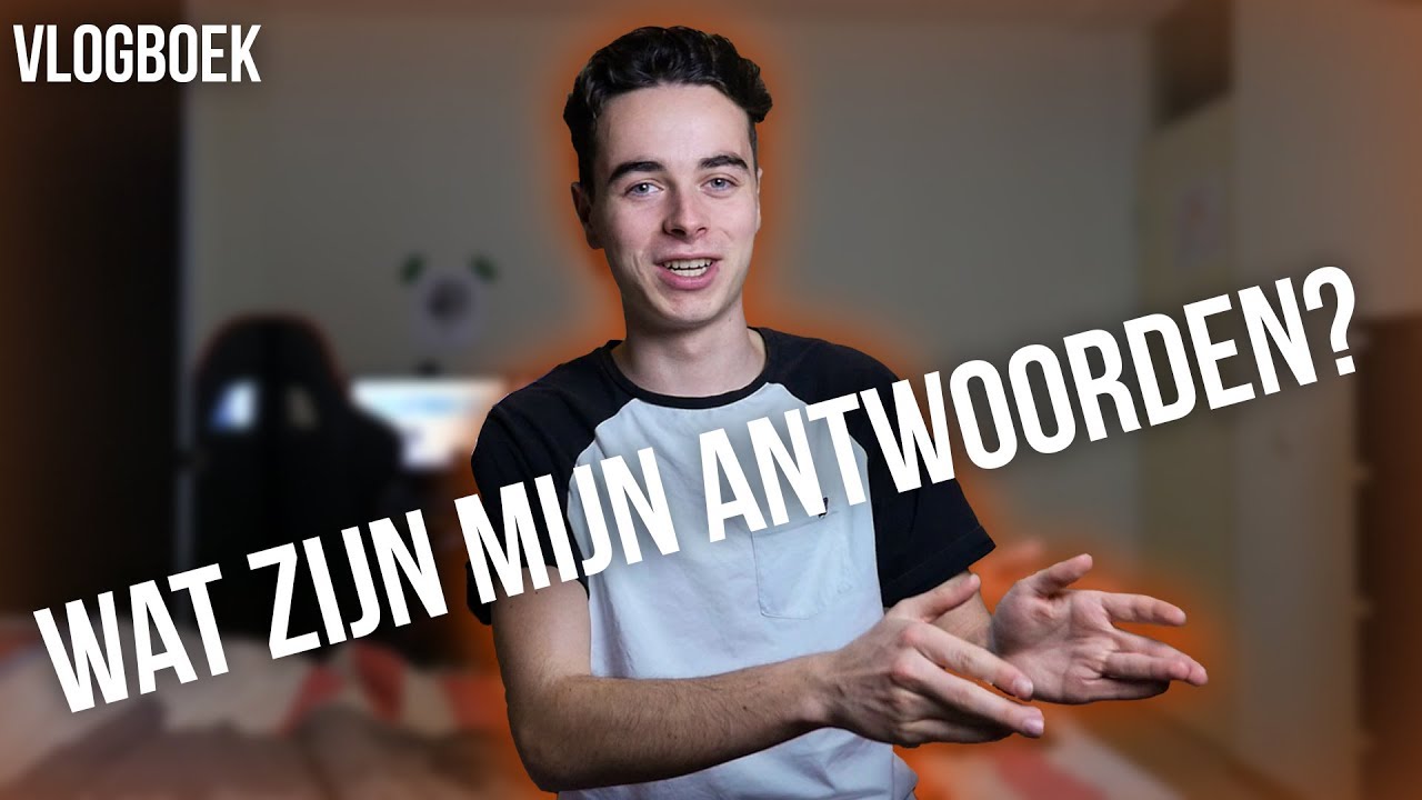 HET ANTWOORD OP JULLIE VRAGEN | VLOGBOEK 13 - YouTube