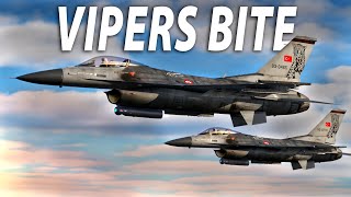 F-16 Viper 2 Ship Strike And Dogfight | DCS World