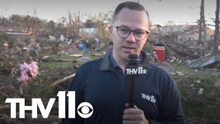 Reflecting on the destructive tornado damage in Little Rock