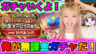 【ドラクエウォーク】大地のエルフ装備ふくびき！無課金ギャル勇者がいく！