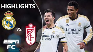 Real Madrid vs. Granada | LALIGA Highlights | ESPN FC
