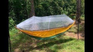 Ryno Tuff Camping Hammock with Mosquito Net And Rain Fly