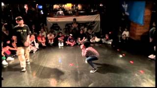 イッキ(DANCE GAMBA) vs AK@RI(Like Us!) DANCE@LIVE 2014 KIDS KYUSHU vol.2【SEMIFINAL】