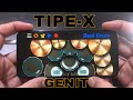 Tipe - X // GENIT // REAL DRUM COVER #8