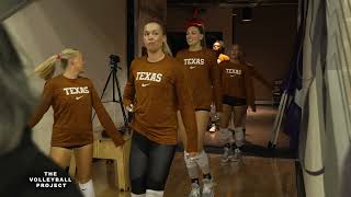 The Volleyball Project: Texas Longhorns and TCU Battle- Melaine Parra playing against former team