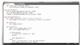 Working with Entities - Web Development