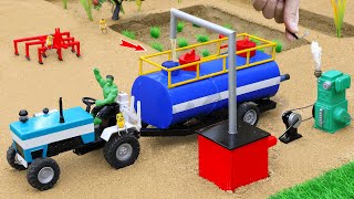 diy tractor mini water tanker science project | ‪@sanocreator‬ | @JOACreator