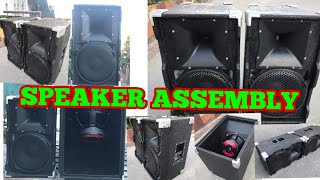 SPEAKER ASSEMBLY/ MID HIGH SIZE 12, SUB  SCOOP  SIZE 15 LIVE BRAND