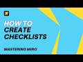 How To Create Checklists in Miro