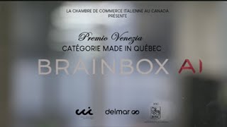 Premio Venezia 2022 - Catégorie Made in Québec : BrainBox AI