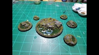 How to Make a Swamp Base for Miniatures