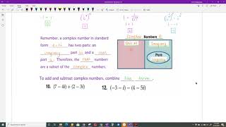 0 2a Operations with Complex Numbers