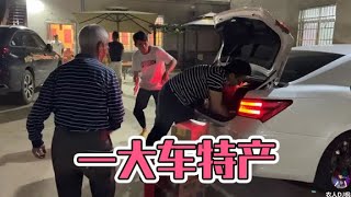 勇辉两位哥哥真霸气，从广东到枫枫家满载一车特产，大伙有口福了【农人DJ枫枫】