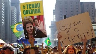 Kurz vor Olympia: Demonstranten in Rio fordern politischen Neubeginn