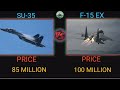 f 15 ex vs su 35 fighter jets specifications comparison.