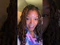 halle bailey instagram live 2 28 2022