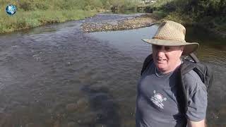 Mudlarking river bank bottles