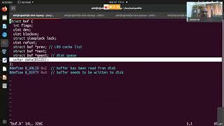 Div1 xv6 disk driver, buffer cache 20210327 0933 1
